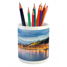 Saone River Lyon City Pencil Pen Holder