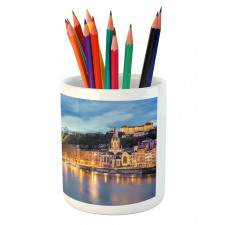 Saone River Lyon City Pencil Pen Holder