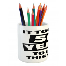 Funny Happy Face Pencil Pen Holder