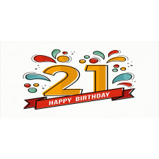 Digital 21 Birthday Pencil Pen Holder