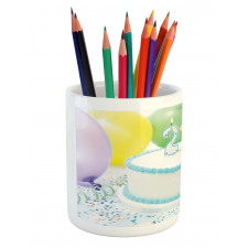 Colorful Ballons Pencil Pen Holder