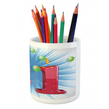 Abstract Balloons Pencil Pen Holder