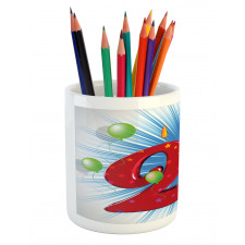 Abstract Balloons Pencil Pen Holder