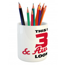 Motivation Words Pencil Pen Holder