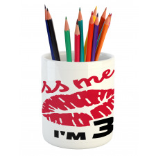 30th Birthday Kiss Pencil Pen Holder