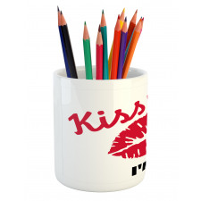 30th Birthday Kiss Pencil Pen Holder