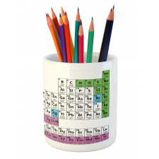 Colorful Science Pencil Pen Holder