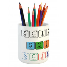 Science Letters Pencil Pen Holder