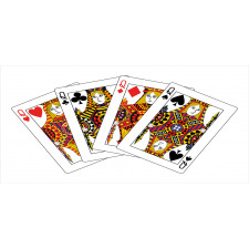 Queens Poker Play Cards Pencil Pen Holder