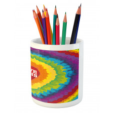 Love Wins Tie Dye Effect Pencil Pen Holder