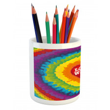 Love Wins Tie Dye Effect Pencil Pen Holder