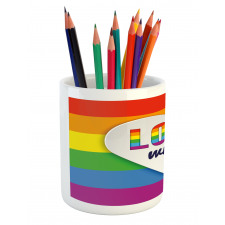 LGBT Pride Love Wins Pencil Pen Holder