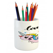 LGBT Slogan Tail Pencil Pen Holder