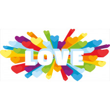 Love Burst Gay LGBT Pencil Pen Holder