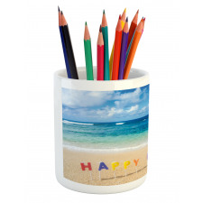 Happy Birthday Sign Pencil Pen Holder