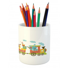 Birthday Cake Animal Pencil Pen Holder