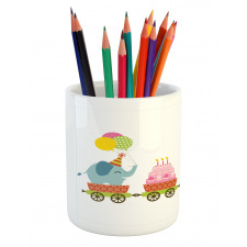 Birthday Cake Animal Pencil Pen Holder