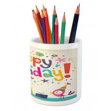 School Math Student Pencil Pen Holder