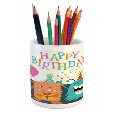 Monster Birthday Pencil Pen Holder