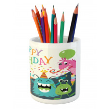 Monster Birthday Pencil Pen Holder