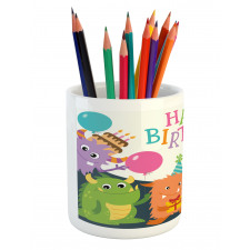 Monster Birthday Pencil Pen Holder