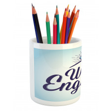 We Are Engaged Pencil Pen Holder