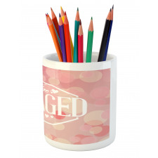 Engagement Card Pencil Pen Holder