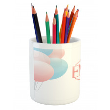 Engagement Text Pencil Pen Holder