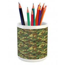 Woodland Abstract Jungle Pencil Pen Holder