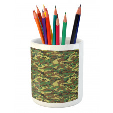 Woodland Abstract Jungle Pencil Pen Holder