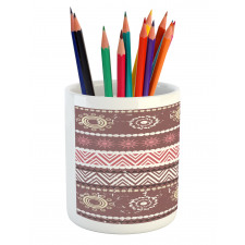 Antique Traditional Boho Pencil Pen Holder