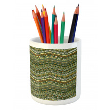 Style Tribal Pencil Pen Holder