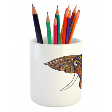 Tribal Colored Pencil Pen Holder