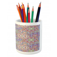 Colorful Mandala Paisley Pencil Pen Holder