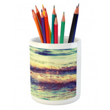 Calm Sea Theme Pastoral Pencil Pen Holder