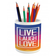 Famous Slogan Pencil Pen Holder