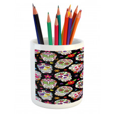 Mexico Themed Design Pencil Pen Holder