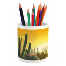 Sunset Desert Ecology Pencil Pen Holder