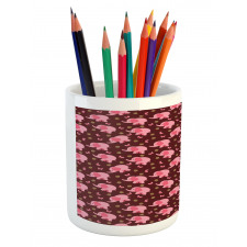 Flowers Pencil Pen Holder