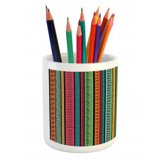 Native Borders Pencil Pen Holder