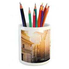 Wall Street Flags Pencil Pen Holder