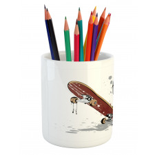 Skate and Sneakers Pencil Pen Holder