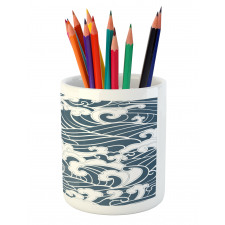 River Storm Retro Pencil Pen Holder