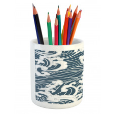 River Storm Retro Pencil Pen Holder