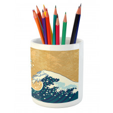 Foamy Sea Storm Pencil Pen Holder