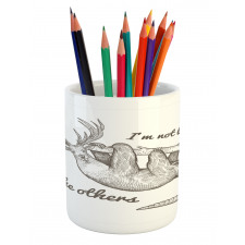 Animal Words Pencil Pen Holder