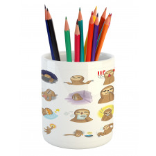 Manga Style Characters Pencil Pen Holder