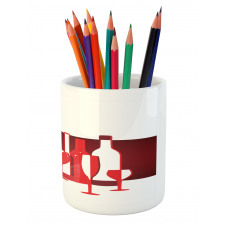 Modern Abstract Pencil Pen Holder