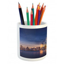 New York Skyline Evening Pencil Pen Holder