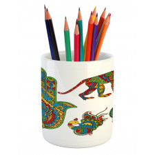 Mehndi Style Pencil Pen Holder